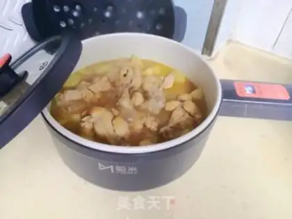 Make Curry wings and potatoes step 7