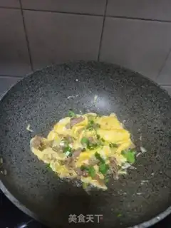 Make Beef chop fried eggs step 6