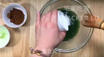 Make Cool double-coloured ice powder step 4