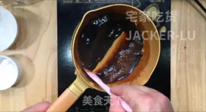 Make Cool double-coloured ice powder step 7