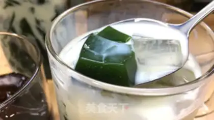 Make Cool double-coloured ice powder step 14
