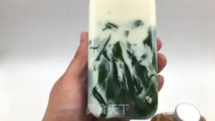 Make Cool double-coloured ice powder step 15