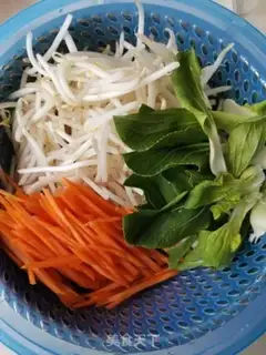 Make Soy noodles step 1