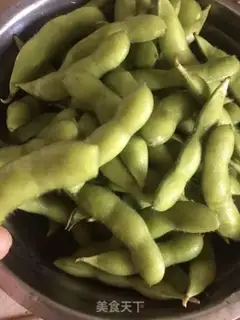 Make Salt-water beans step 1