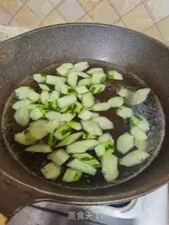 Make Shrimp fried cucumber step 12