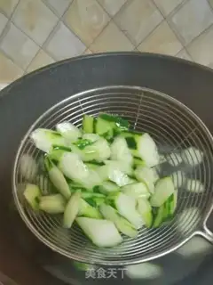Make Shrimp fried cucumber step 13