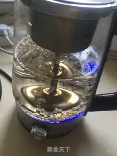 Make The rice rose tea step 4