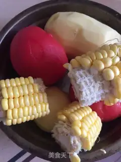 Make Tomato corn and potatoes step 0