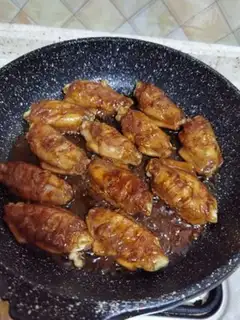Make Fried chicken wings step 9