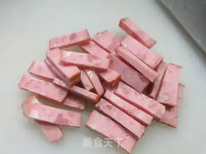 Make Roasted ham and yellow step 1