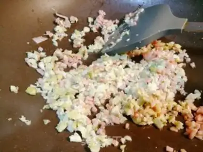 Make Ham flattened to cook a melon step 6
