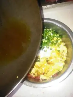 Make Red tomato egg dumplings step 8