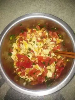 Make Red tomato egg dumplings step 10