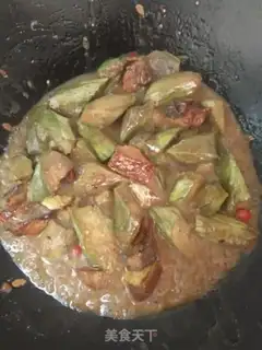 Make Spicy salted fish eggplant step 5