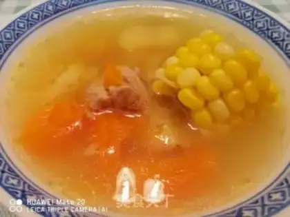 Make Carrot corn chop soup step 5