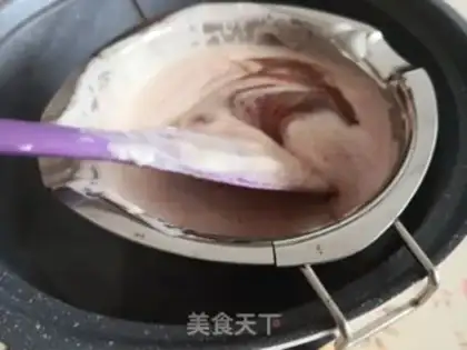 Make Chocolate noodle cake step 8