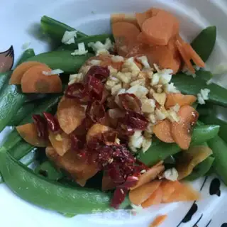 Make Sweet peas with carrots step 6