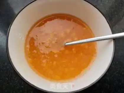 Make Bean beans, mango mousse cake step 9