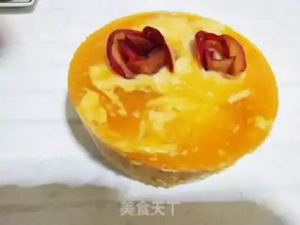 Make Bean beans, mango mousse cake step 11