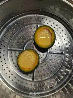 Make Pumpkin steamed eggs step 3