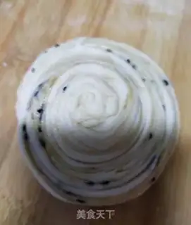 Make Black sesame cake step 4