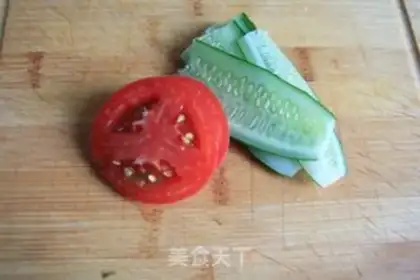 Make Salami sandwich step 1