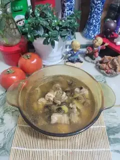 Make Old hen mushroom soup step 10
