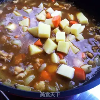 Make Curry potato chicken step 10