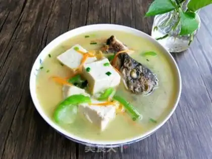 Make Smelt tofu head soup step 9