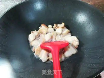 Make The abalone burns five flowers step 2