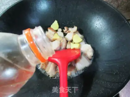Make The abalone burns five flowers step 3