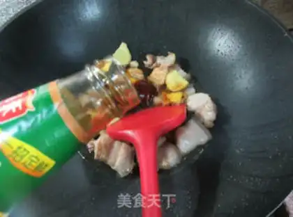 Make The abalone burns five flowers step 5
