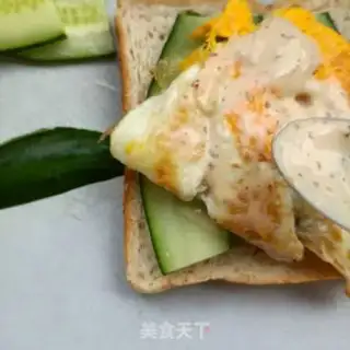 Make cucumber egg sandwich step 7