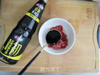 Make Meat and eggs step 1