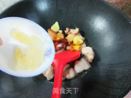 Make The abalone burns five flowers step 7