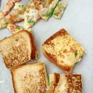 Make Goose egg toast step 14