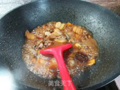 Make The abalone burns five flowers step 9