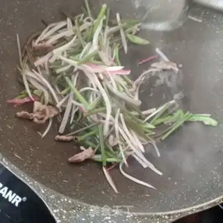 Make The radishes, the sweet potatoes step 11