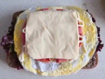 Make Quick-hand sandwich step 6