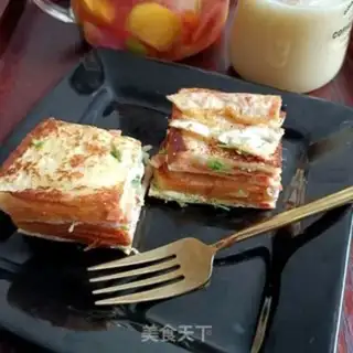 Make Goose egg toast step 18
