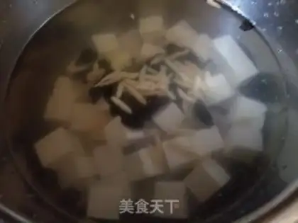 Make The raw wheat tofu soup step 6