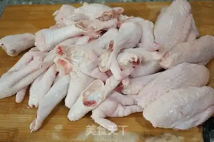Make Chicken claw shrimp step 1