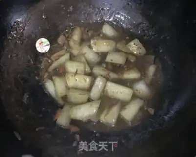 Make A melon with pepper beef step 8