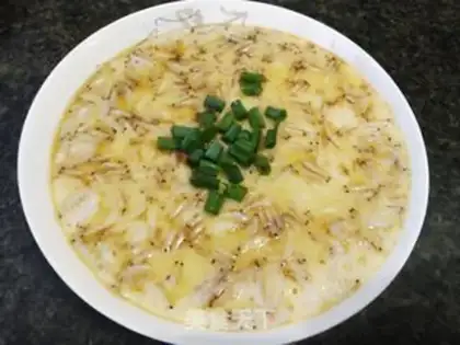 Make Dry prawn rice step 12