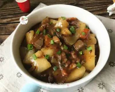 Make A melon with pepper beef step 9
