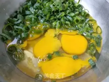 Make Breakfast eggcake step 1