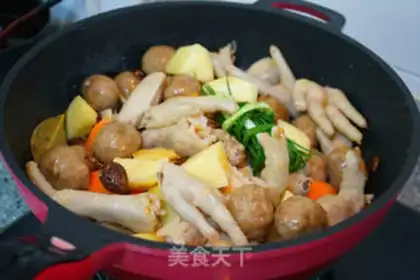 Make Chicken claw shrimp step 9