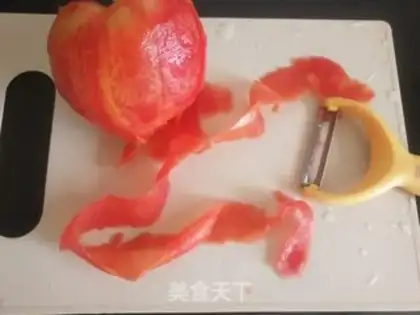 Make Sugar with tomatoes step 1
