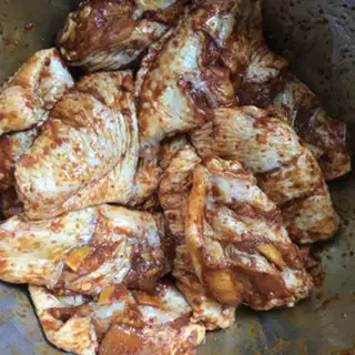 Make Teaseed fried chicken wings step 3