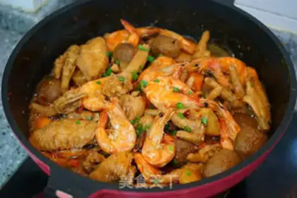 Make Chicken claw shrimp step 14